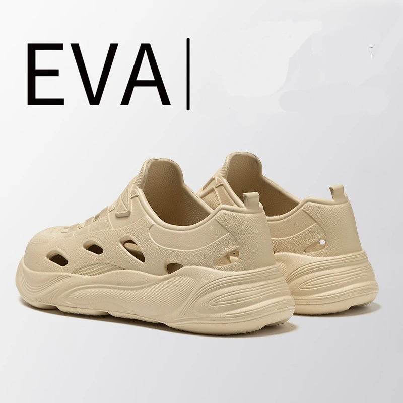 

Men's Summer Clogs for Outdoor Wear, Beach Shoes, Non-Slip, Odor-Resistant, Closed-Toe, Women's Sports Casual Driving Sandals, M