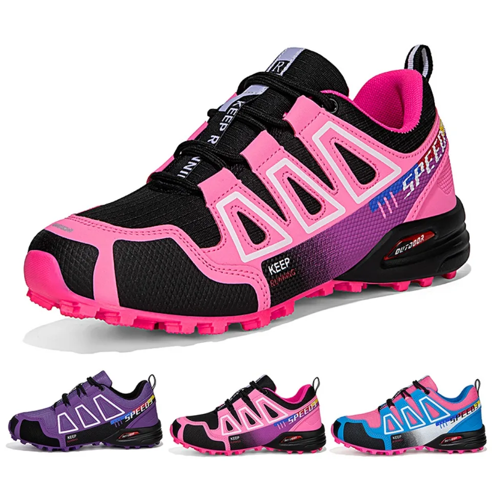 

New Women Road Cycling Shoes Outdoor MTB Shoes Comfortable And Breathable Pedal Cycling Shoes Hiking Cycling Sports Shoes