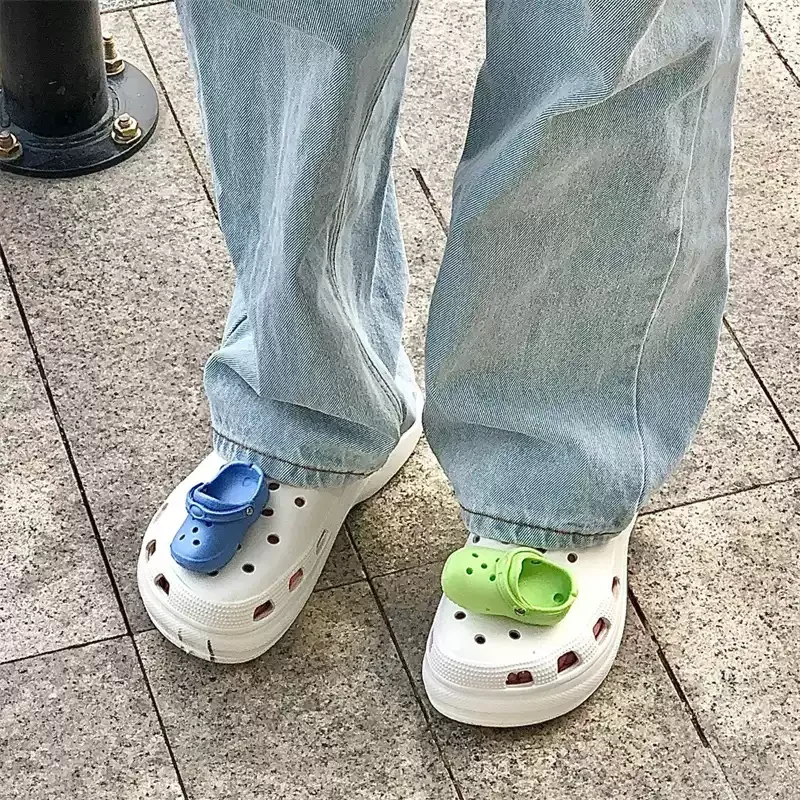 Adornos 3D para Zapatos Crocs, Adornos Coloridos y Lindos, Accesorios Decorativos Divertidos de PVC para Crocs y Sandalias