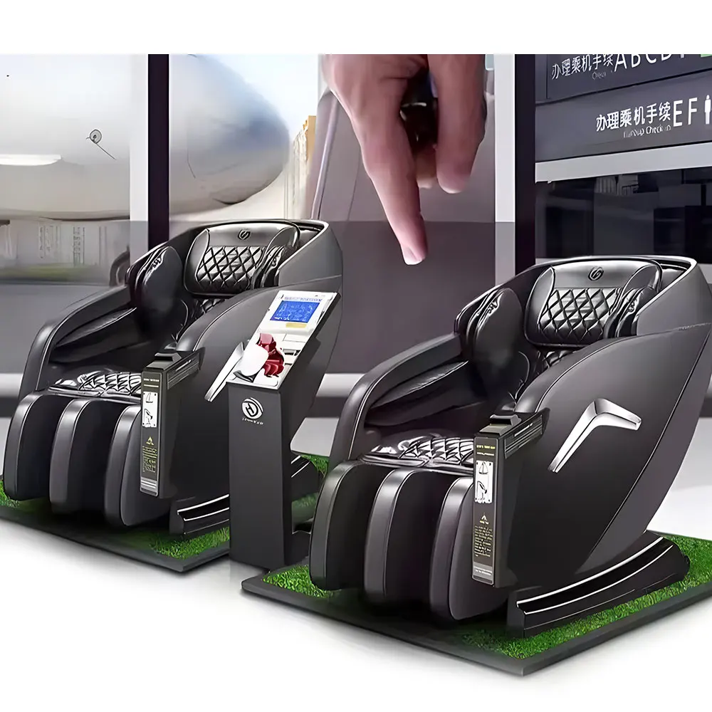 GUOHENG Business Coin Bill Operated Commercial Zero Gravity Vending Massage Chair With Payment System