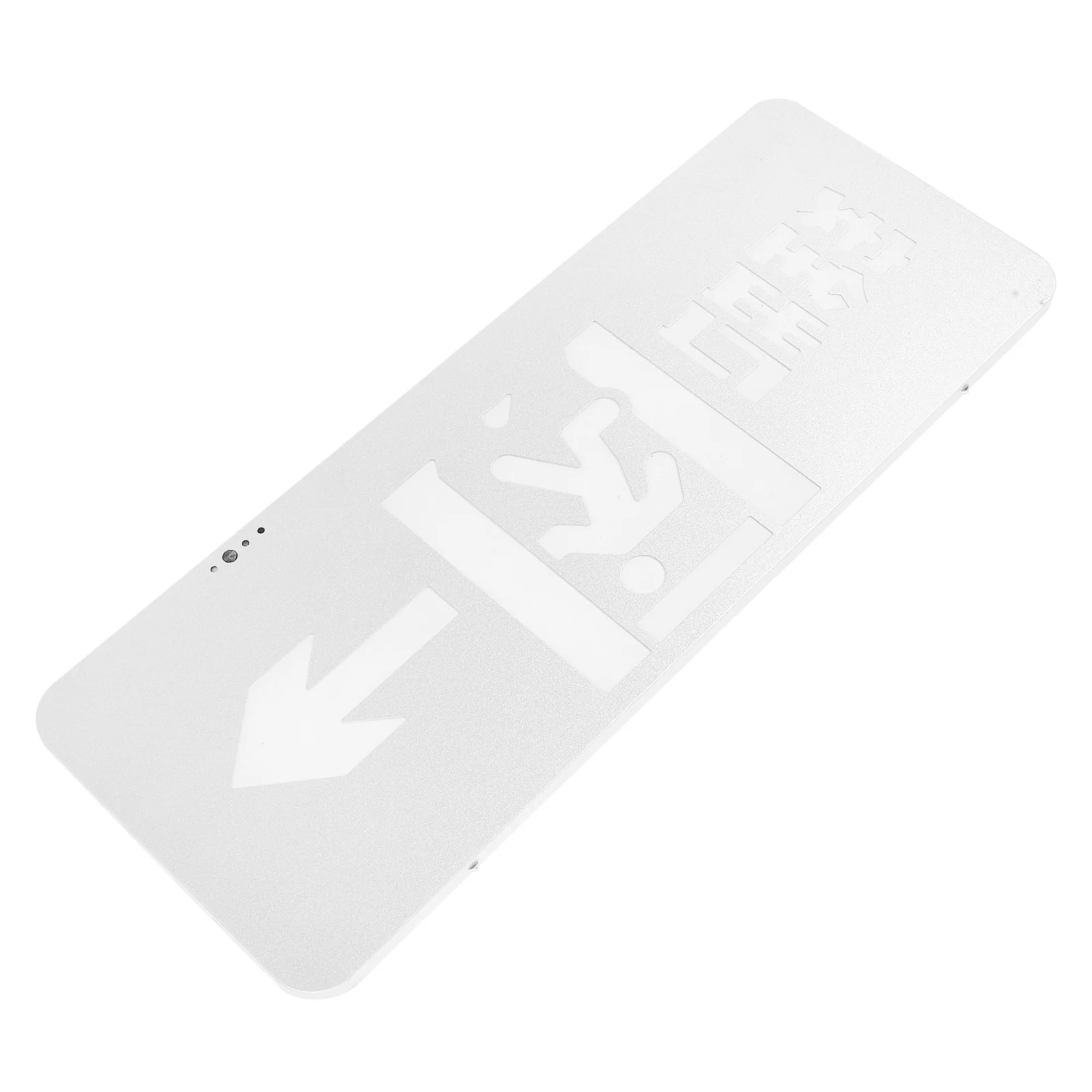 Знак выхода безопасности из нержавеющей стали, подвесной светодиодный индикатор аварийного освещения, аварийная лампа для безопасности общественного бизнеса