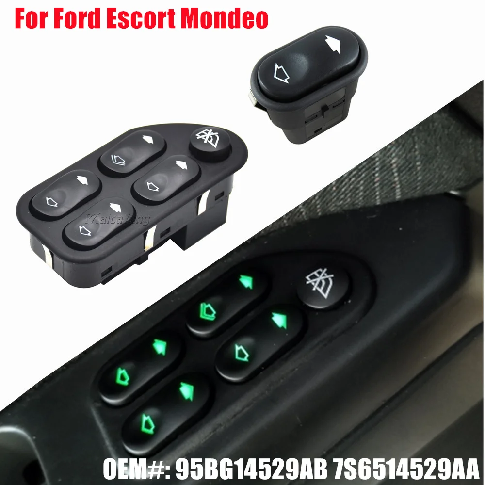 Power Window Switch For Ford Ranger Fiesta Ecosport 2004-2008 Replacement Push Button Switch For MITSUBISHI Space Star DA_95-06