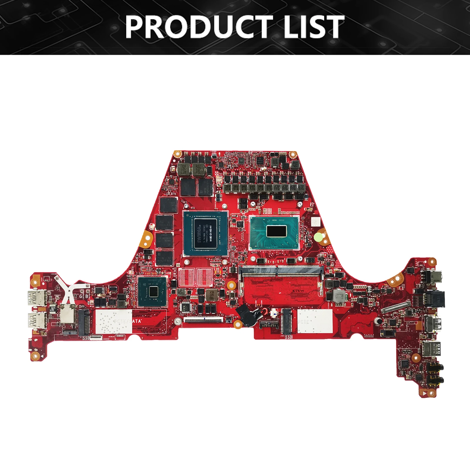 GX502GW Mainboard For ASUS GX502GV GX502G GU502GV GU502GU MW502G Laptop Motherboard i7 9th Gen V6G RAM-8GB/16GB