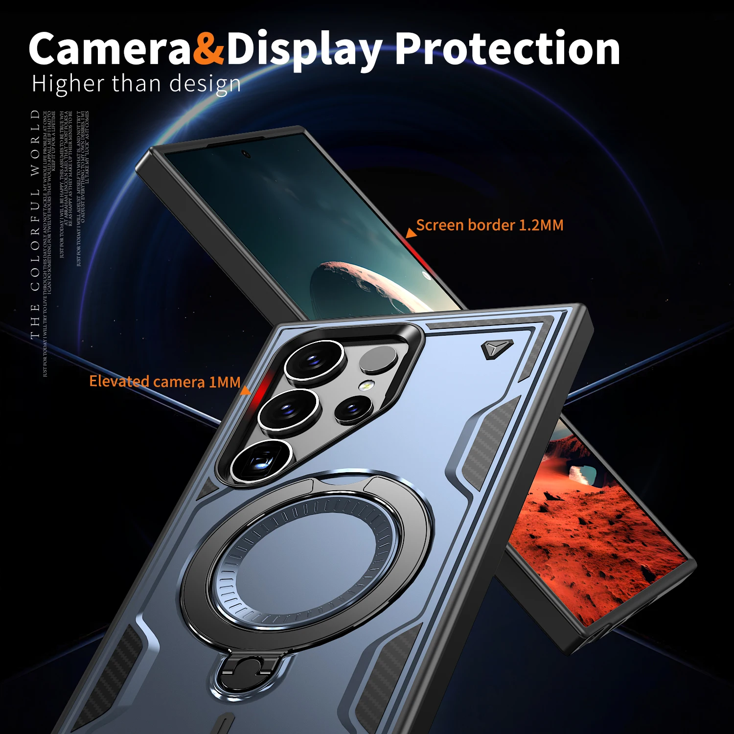 لسامسونج غالاكسي S21 S22 S23 S24 S25 الترا بلس البلاستيك الصلب قذيفة بولي TPU الدورية قوس جراب هاتف قذيفة شحن المغناطيسي #5