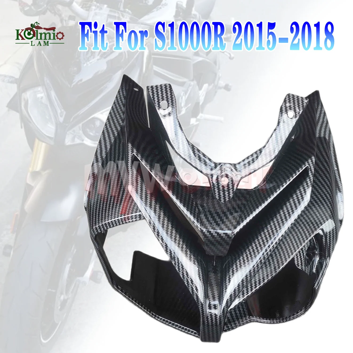 

Fit For BMW S1000R 2014 - 2019 Motorcycle Front Upper Fairing Headlight Cowl Nose S 1000 S1000 R 2015 2016 2017 2018 15 16 17 18