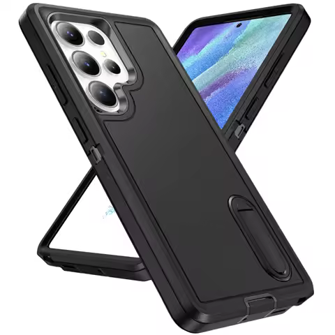 Luxury Drop Protection Stand Case for Samsung Galaxy S25 Ultra S24 S23 FE S22 Plus A16 A15 A54 5G A14 A53 A13 A04S Accessories