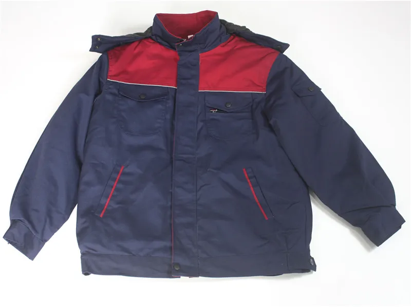 

Утепленная хлопковая куртка для мужчин: зимняя рабочая одежда для улицы, износостойкая, теплая, со съемной внутренней хлопковой подкладкой, морозостойкая