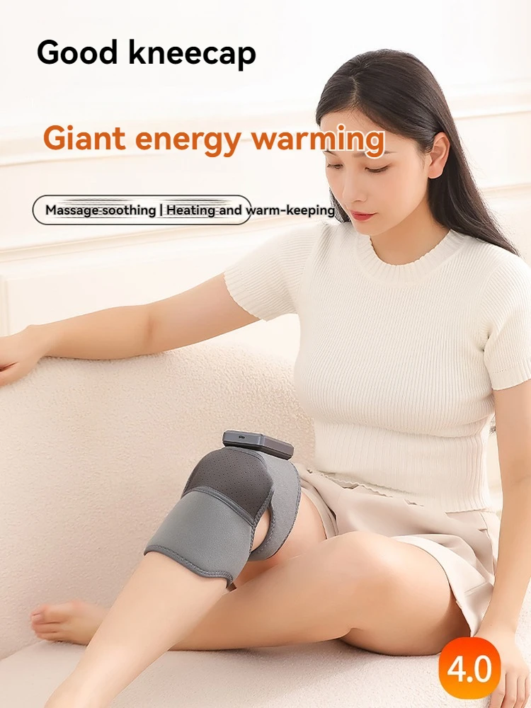 

Электрическая грелка для колена, постоянная температура, тепловая терапия, высокочастотный точечный массаж, вибрационный массаж, глубокое облегчение колена