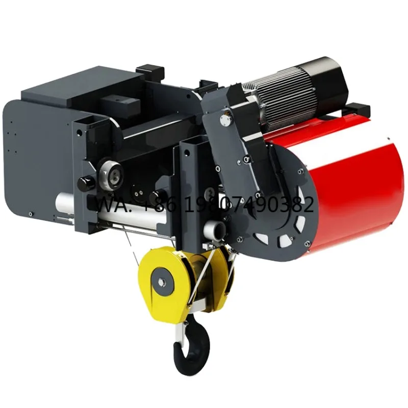 2T 3T 5T European Wire Rope Electric Hoist 6m-18m Lifting Height Stable Heavy Duty Hoist for Factory Industrial Lifting Work
