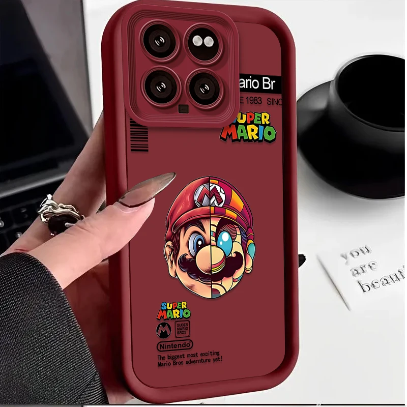 Super M-Mario B-Bros Case For Xiaomi Poco X7 X6 X5 X3 F6 F5 NFC F3 M6 Pro 4G Mi 13 12 11 Lite 5G 14 13T 12T 11T 14T Pro Cover