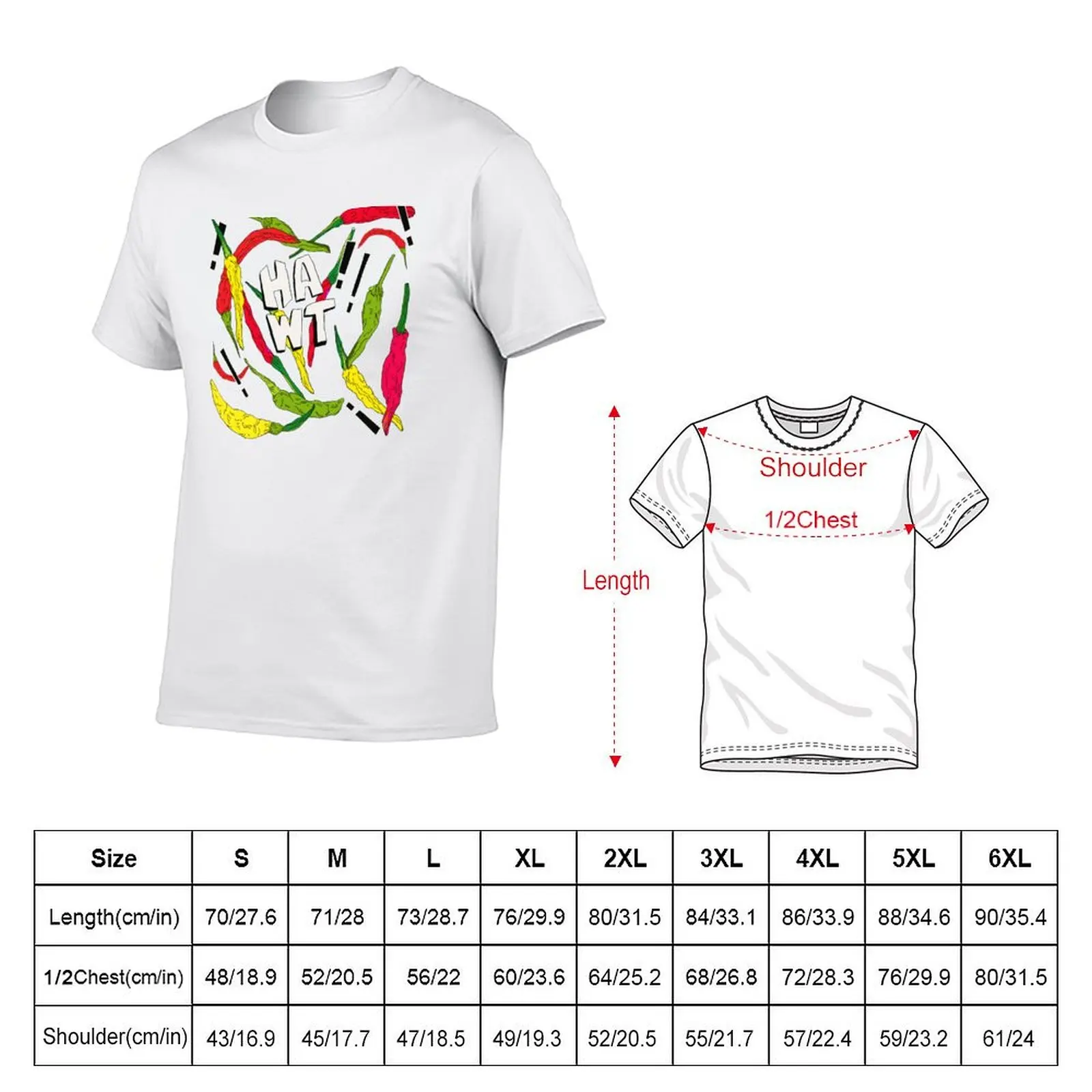 Hawt Chillies T-Shirt Halloween Casual T-Shirt