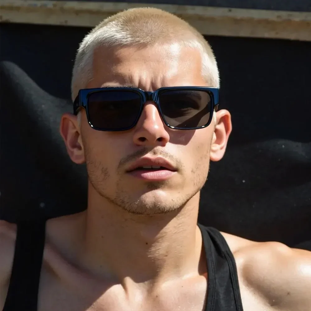 Gafas De Sol Retro para Mujer, Gafas De Sol cuadradas Vintage a la moda, Gafas De Sol a la moda para Hombre, Gafas De Sol De lujo, Gafas De Sol para Hombre
