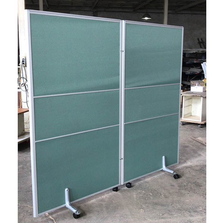 Multiple colors customize High quality office room partition movable divider screen mobile partition screen