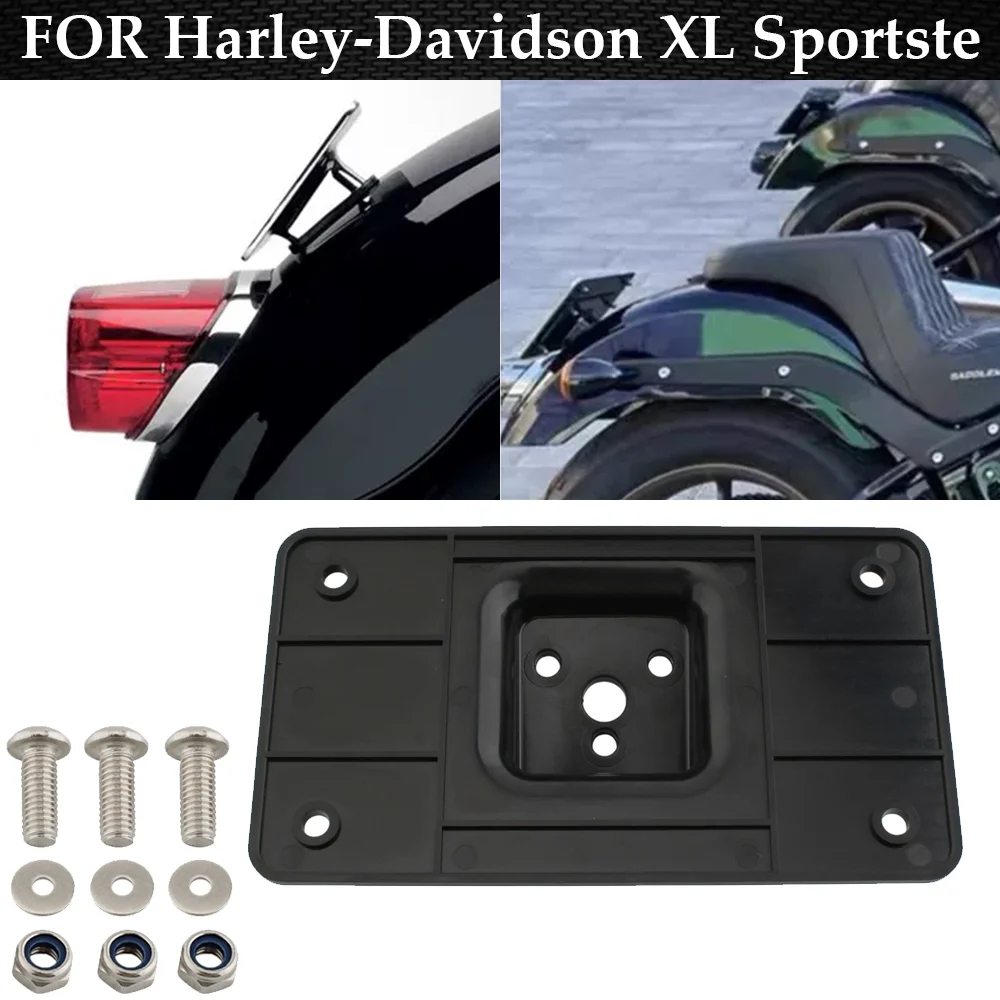Modifizierter Motorrad-Heckkotflügel mit Kennzeichenhalter und Nummernschildhalterung FÜR Harley-Davidson XL Sportster Dyna 1200 883