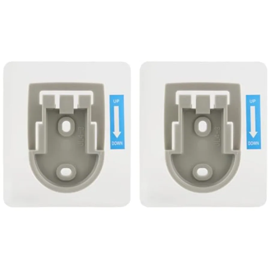 

2 PCS Wall Mounted Replacement Sticky Pads, Adhesive Replacement for Bathroom Shower Head Holder, No Drilling Hook Strong Trans