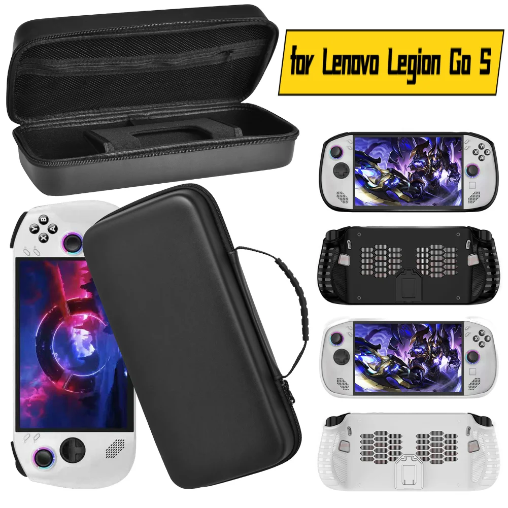 

Жесткий чехол из ЭВА для Lenovo Legion Go S, ручная водонепроницаемая портативная сумка для хранения, противоударная дорожная сумка, противоударная сумка с защитой от падения