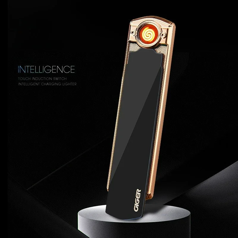 

new Xquisite and Compact Portable Tungsten Wire Cigarette Lighter Ultra-thin Windproof Silent Electronic Lighter Exquisite Gift