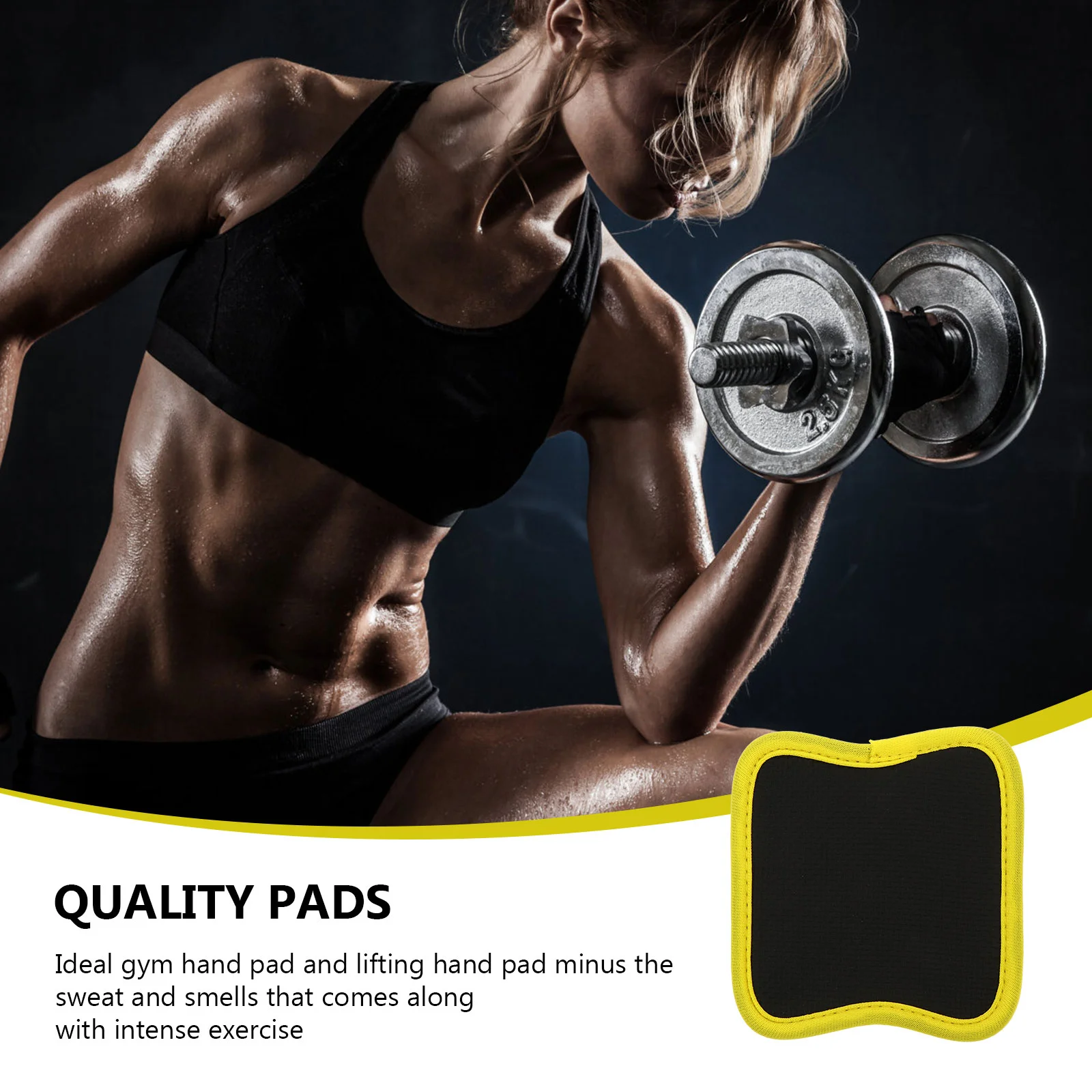 Hand Pad Gym Workout Grips Handles Quality Pads Fitness Men Gloves Training Weight-Lifting Thick