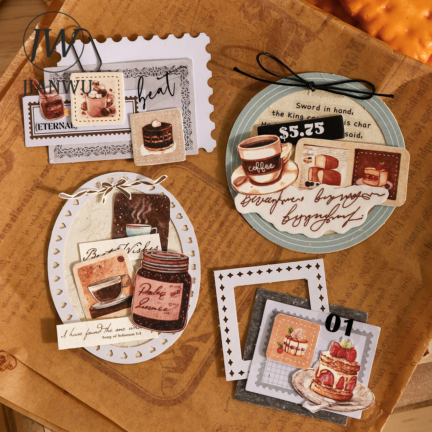 Cinta Adhesiva Decorativa JIAN - Coffee Tea Journal reseña y precio