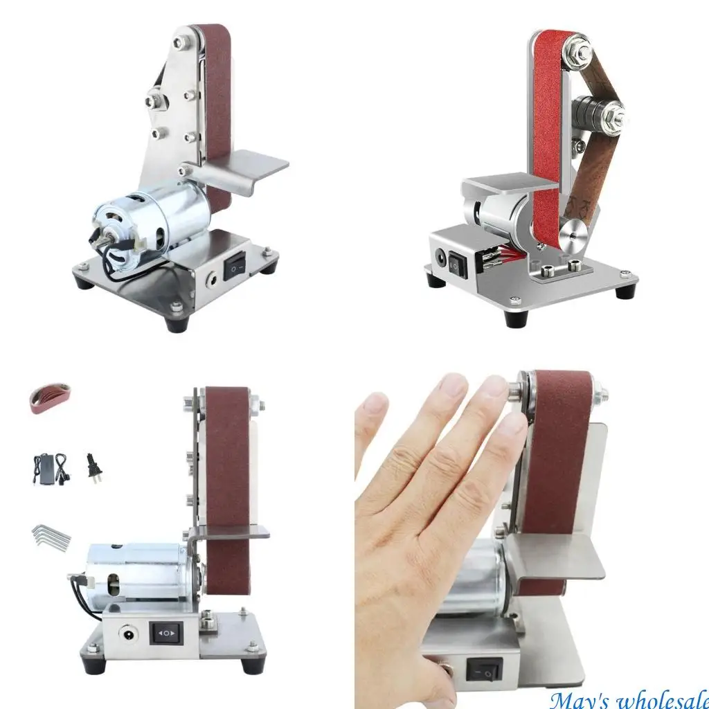 

Steel Belt Sander Precisions Grinding Machine Adjustable for Fine Finishing 448A