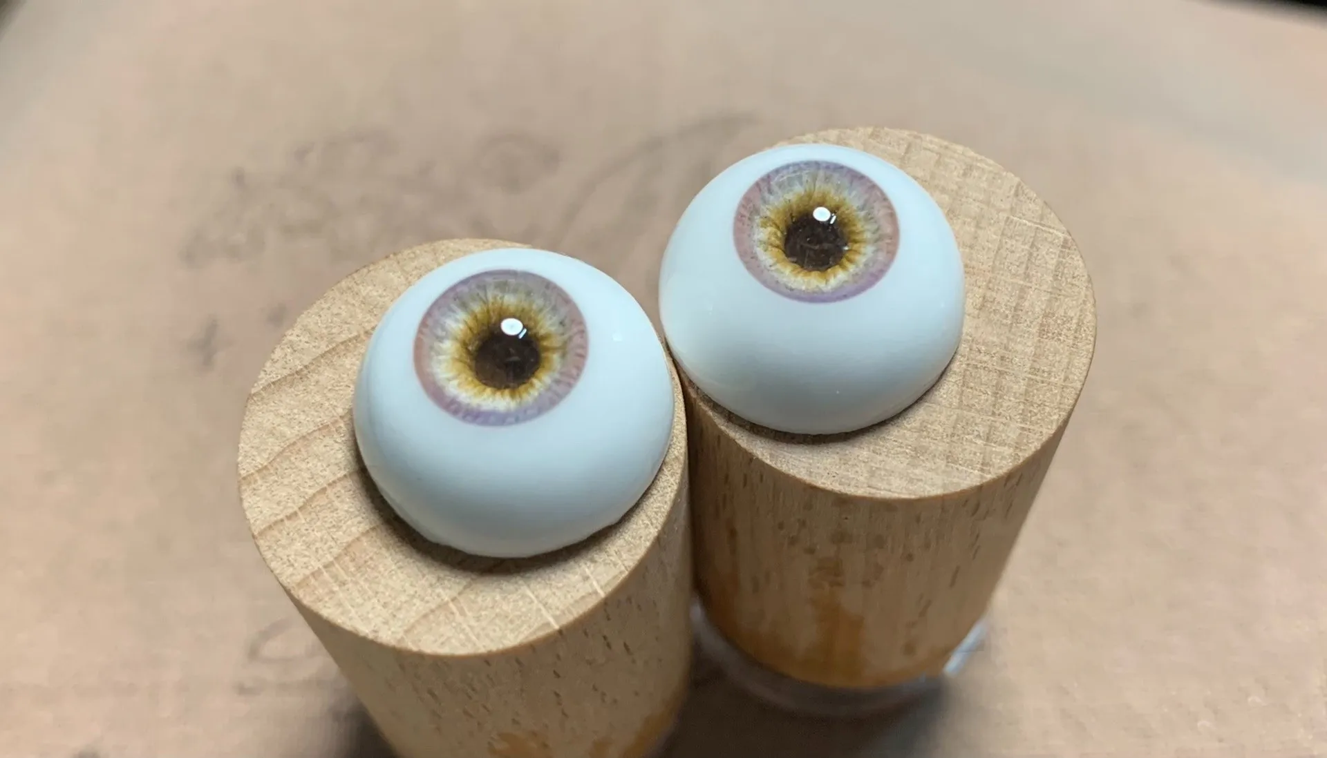 

Doll Accessories Eyes For Toys BJD Plaster Safety Eyeball Pink Purple “Sunflower” OB11 Eyes For Crafts Free Shipping