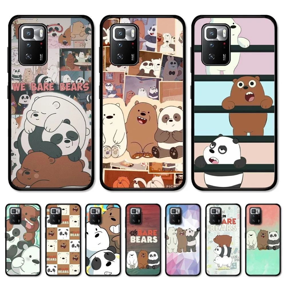 Cartoon We B-BareS-Cute-Bears Phone Case For Redmi Note 4 X 5 A 6 7 8 T 9 9S 10 11 11S 11Epro Poco M3 pro