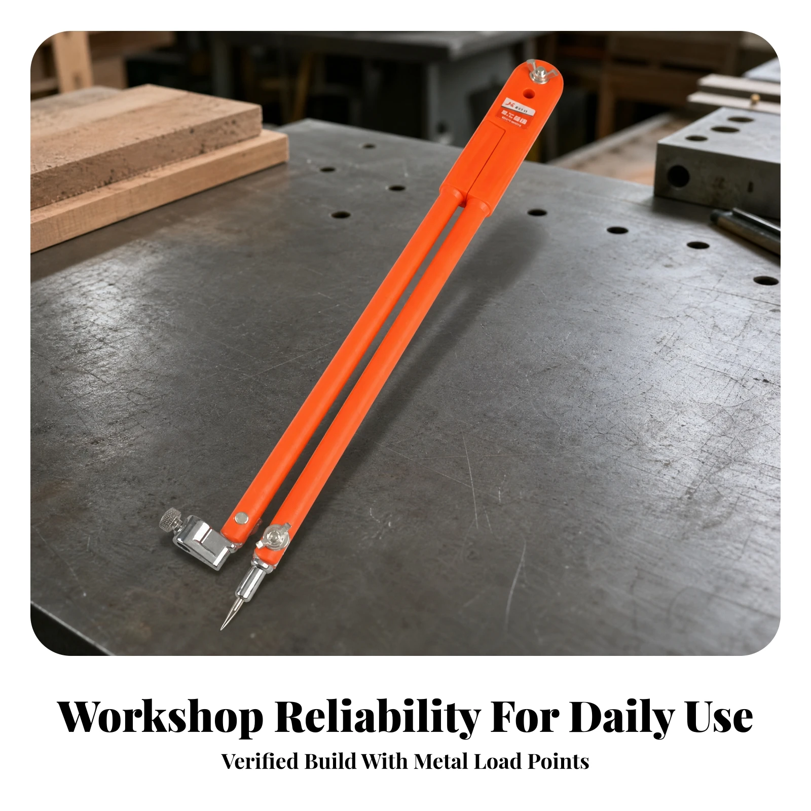 木工用コンパス、頑丈な大型円形スクライバー、木工職人、大工プ - Woodworking Easy Projects のレビューと価格