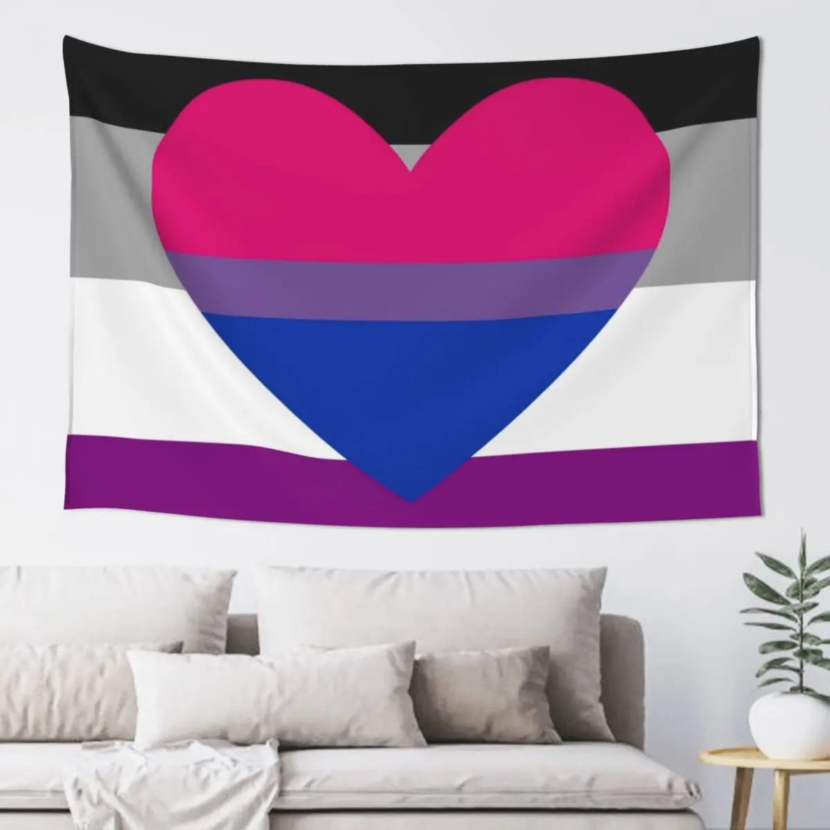 Ace and bi flag Tapestry Things To The Room Wall Decor Hanging Home Supplies Tapestry