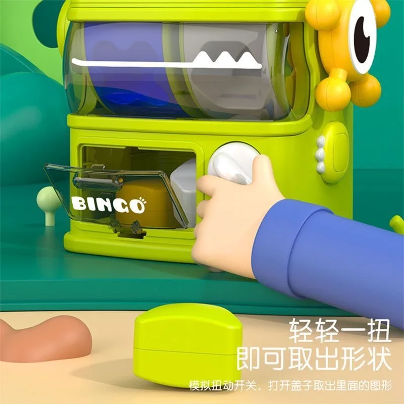 ไดโนเสาร์รูปร่างเครื่องจับคู่เด็กสีความรู้ความเข้าใจการฝึกอบรมของเล่นทารก Early Education การศึกษาเด็กของขวัญ