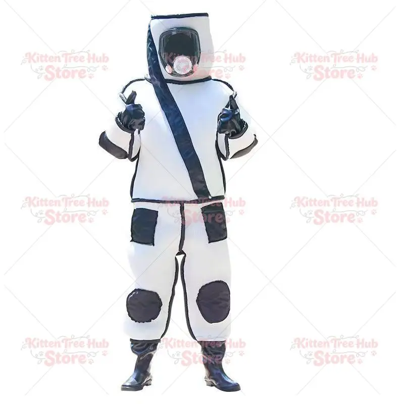 new wasp suit breathable and anti bee suit complete set, thickened 2cm 5V 3 fan enclosed face mask