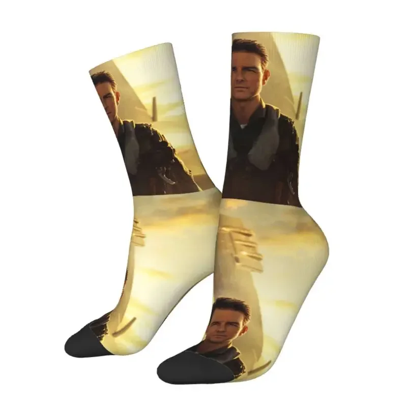 Hot Film Maverick Top Gun Men's Crew Socks Unisex Fashion 3D Print Dress Socks