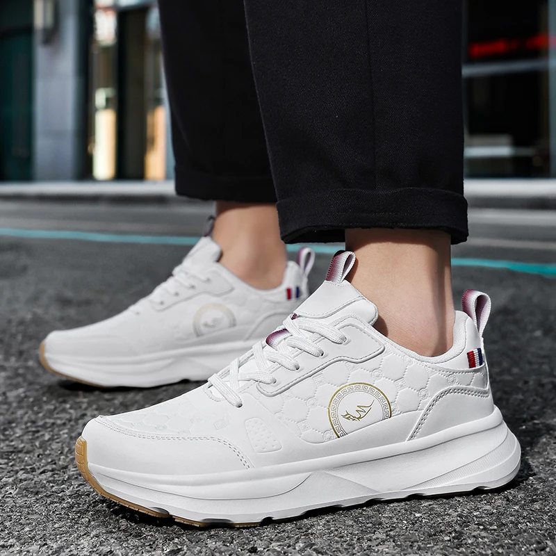 جديد واسعة اصبع القدم حذاء رجالي عادية تنوعا لينة وحيد واسعة آخر أحذية المشي أحذية رياضية تنفس الجلود مريحة أحذية بيرفوت