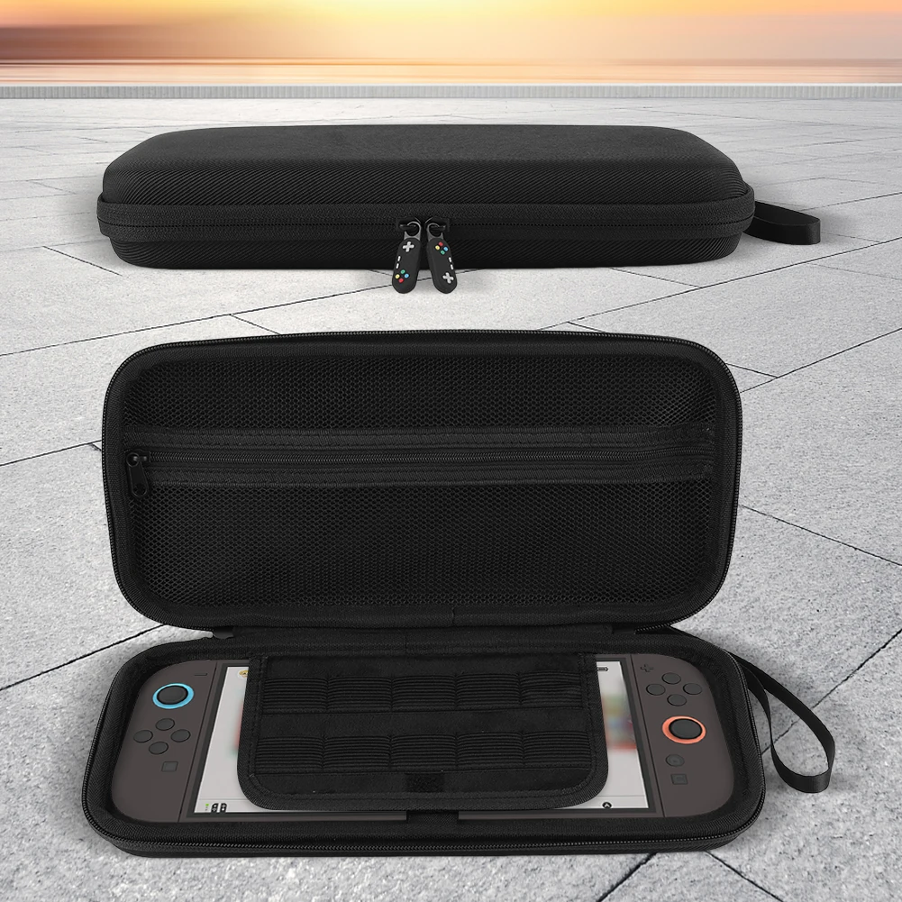 

Чехол EVA для Switch 2: портативная сумка для хранения с отделением на 10 игровых карт и молнией, сумка-портфель для портативной игровой консоли Switch 2