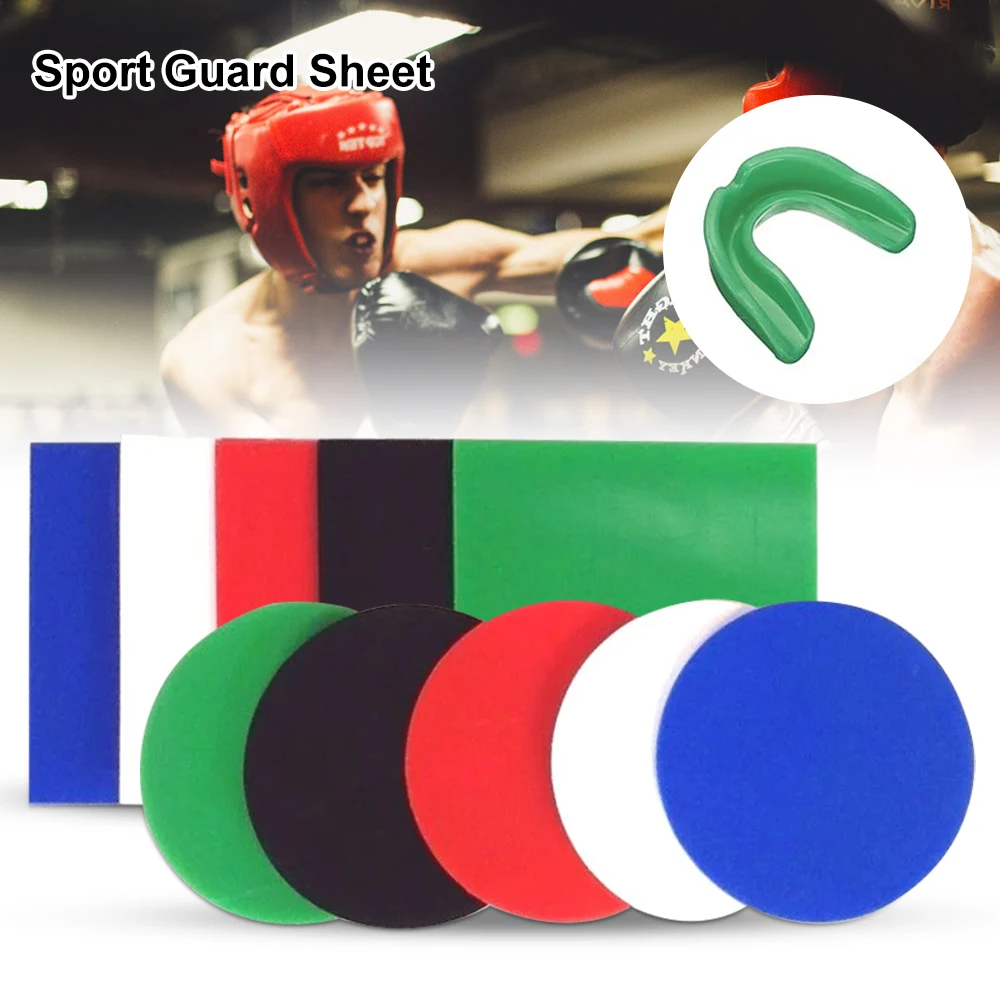 Dental Vacuum Sheet Color Sport Mouthguard Dental Splint Thermoforming Material Splint Sheet White Pink Soft 4mm Square D127mm