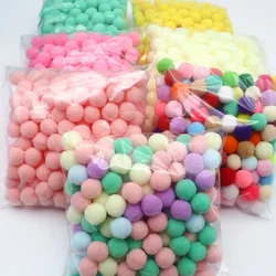 50g pompon multi-formato 8 Mm 10 Mm 15 Mm 20 Mm 25 Mm 30 Mm Fluffy Soft peluche artigianato fai da te decorazione della casa sciarpa forniture per cucire