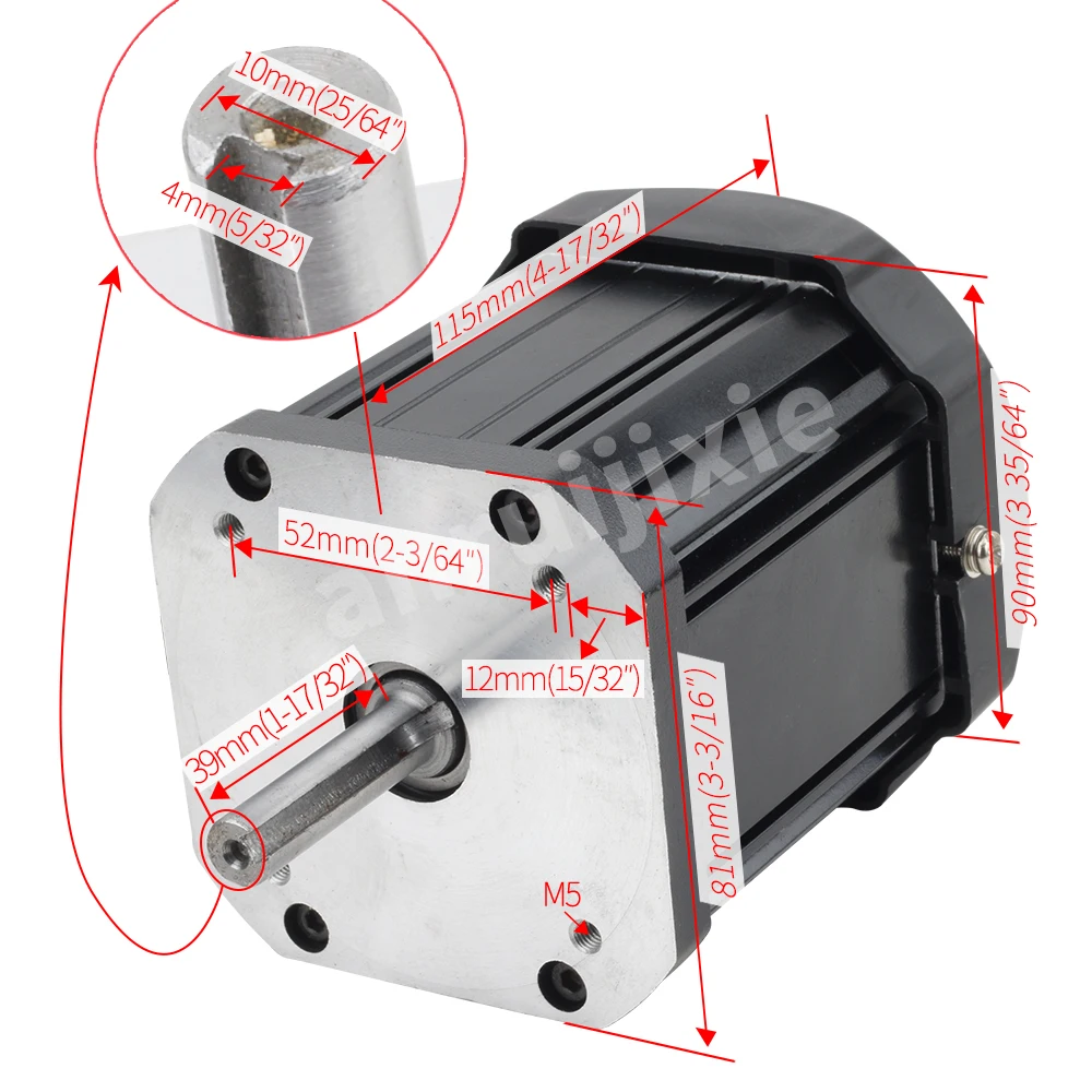 850W Brushless DC Motor kit/ Main Control Board / WM210V Lathe Power Drive Board Motor Kit