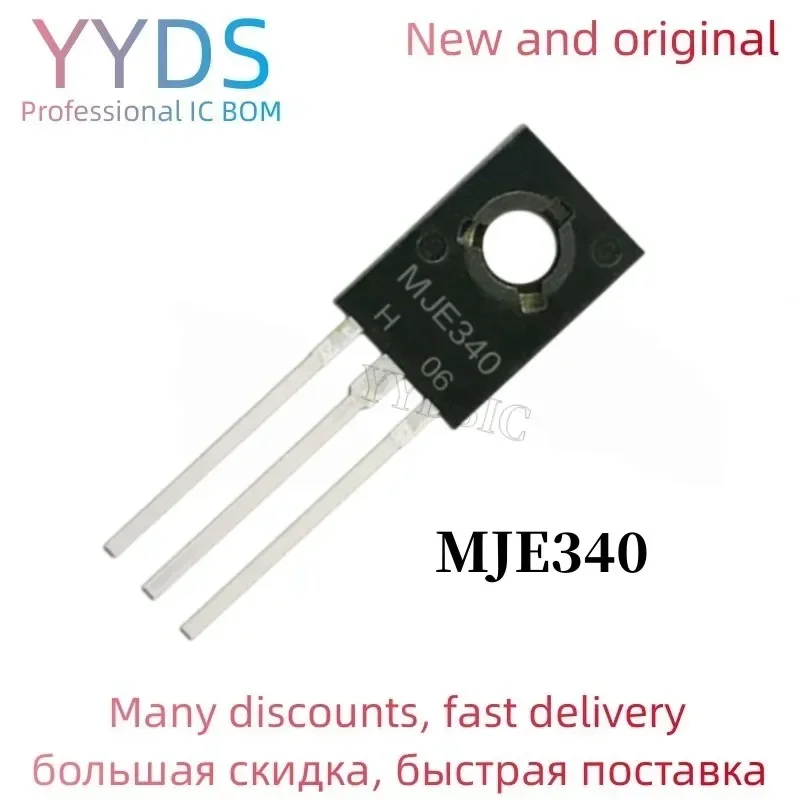 10PCS  MJE340 TO-126 KSE340 TO126 plastic NPN transistor