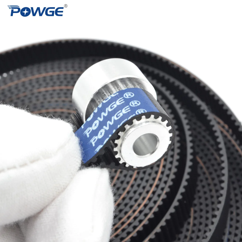 POWGE GT 2M 2GT Open ended Synchronous Timing belt Width 3/6/9/10/15mm  RF EPDM Rubber Samll Backlash VORON Creality 3D printer