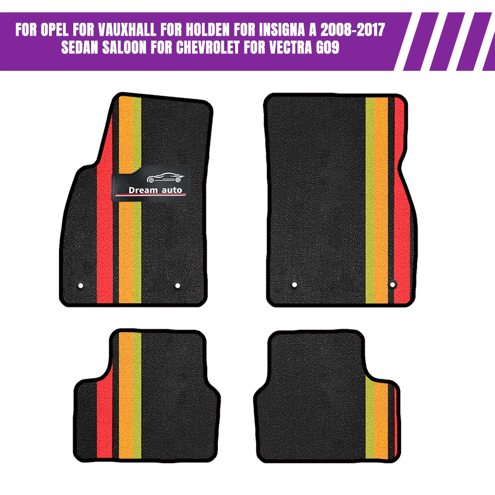

Custom Car Floor Mats For For Opel For Vauxhall For Holden For Insigna A 2008-2017 Sedan saloon For Chevrolet For Vectra G09