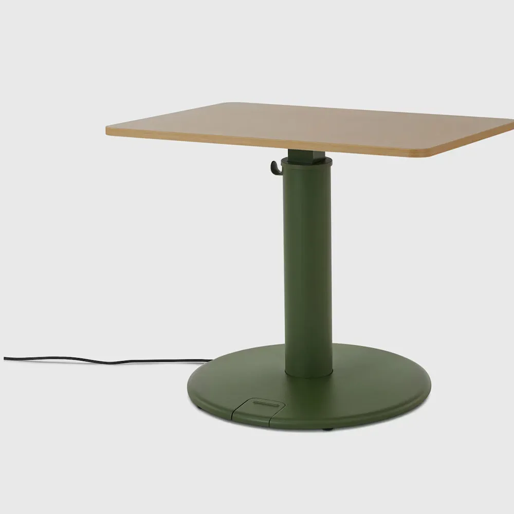 Walnut oak lifting study table, desk desk