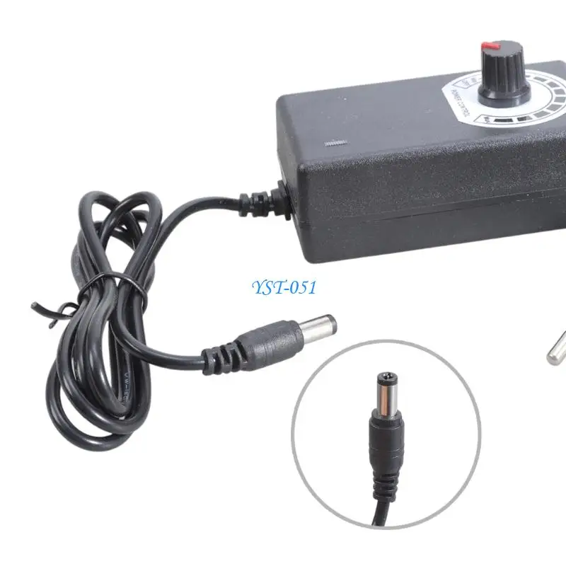 E15A Complete Fan 120mm Ventilation Fan Includes Guard Net Speed Control 12V for Home DIY Installations