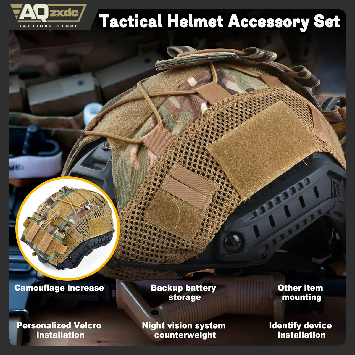 Aq Tactical Helmet … - image