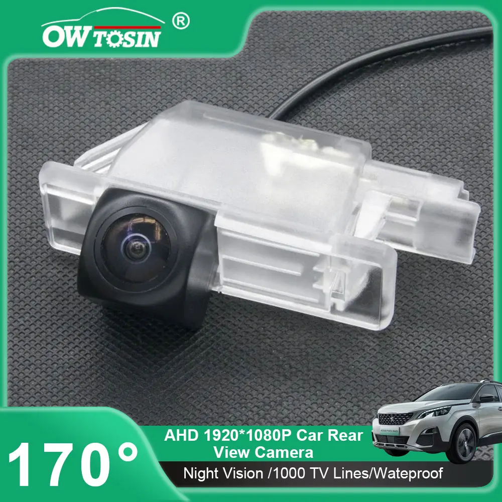 170 Degree AHD 1080P Car Rear View Camera For Peugeot 308 II (T9) 2013 2014 2015 2016 2017 2018 2019 Reverse Vehicle Monitor