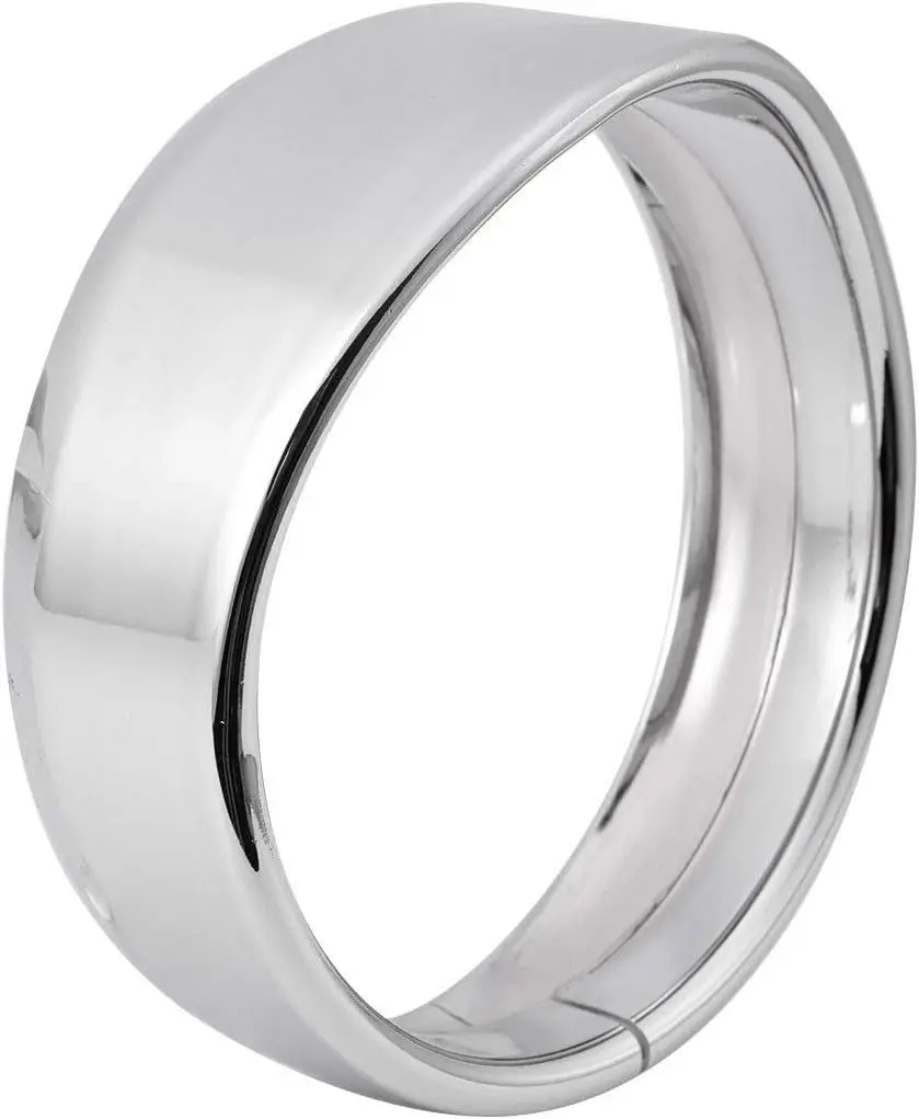 Anillo embellecedor de faro con visera de 5,75 pulgadas, anillo decorativo de faro delantero de 5 3/4 "para Harley Sportster XL 883 1200 Forty Eight Dyna Softail