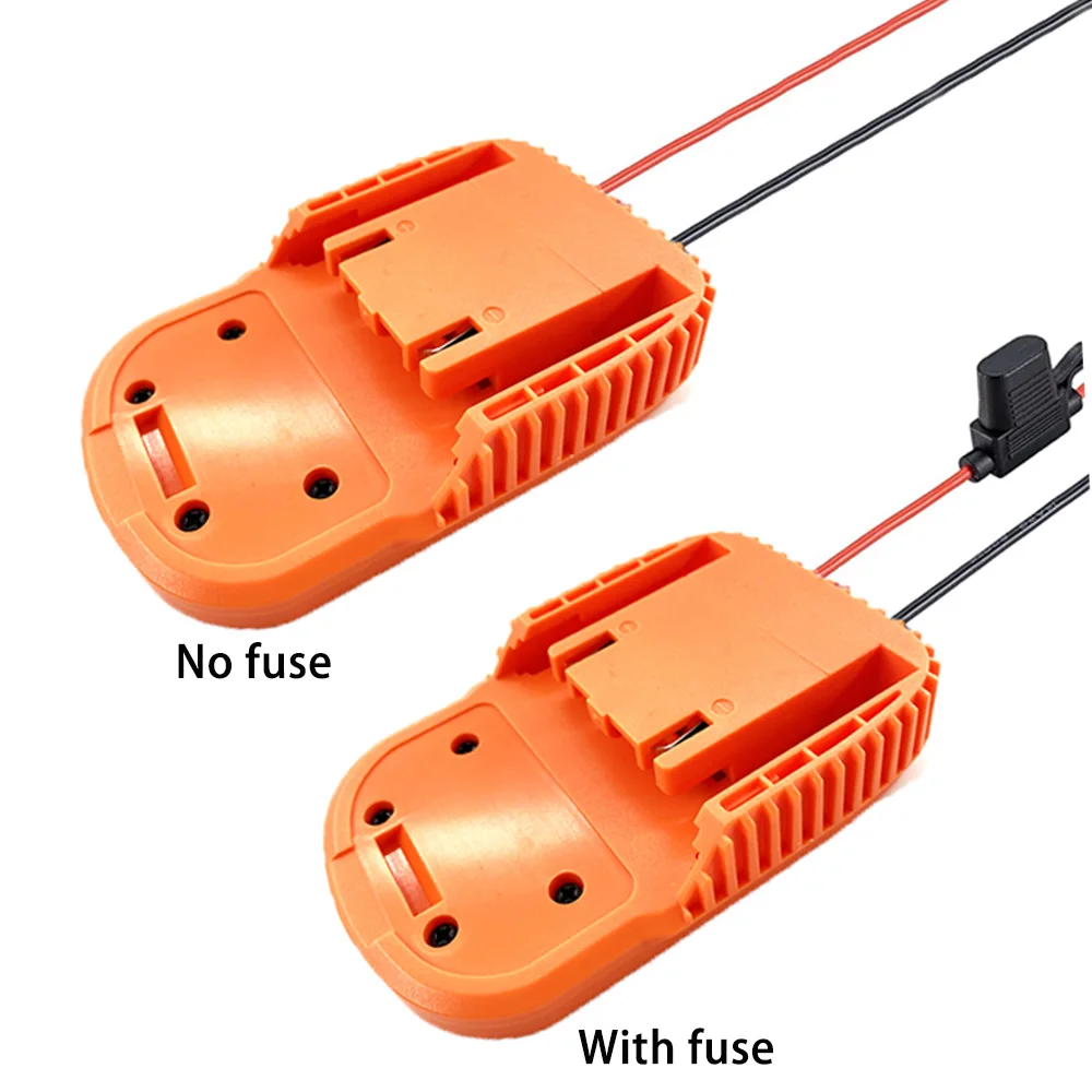 Imagem -06 - Adaptador de Bateria Faça Você Mesmo com Fusível para Ridgid Aeg 18v Hyper Li-ion Bateria Adaptador de Roda de Energia Doca Conector de Alimentação para Ridgid L1815r