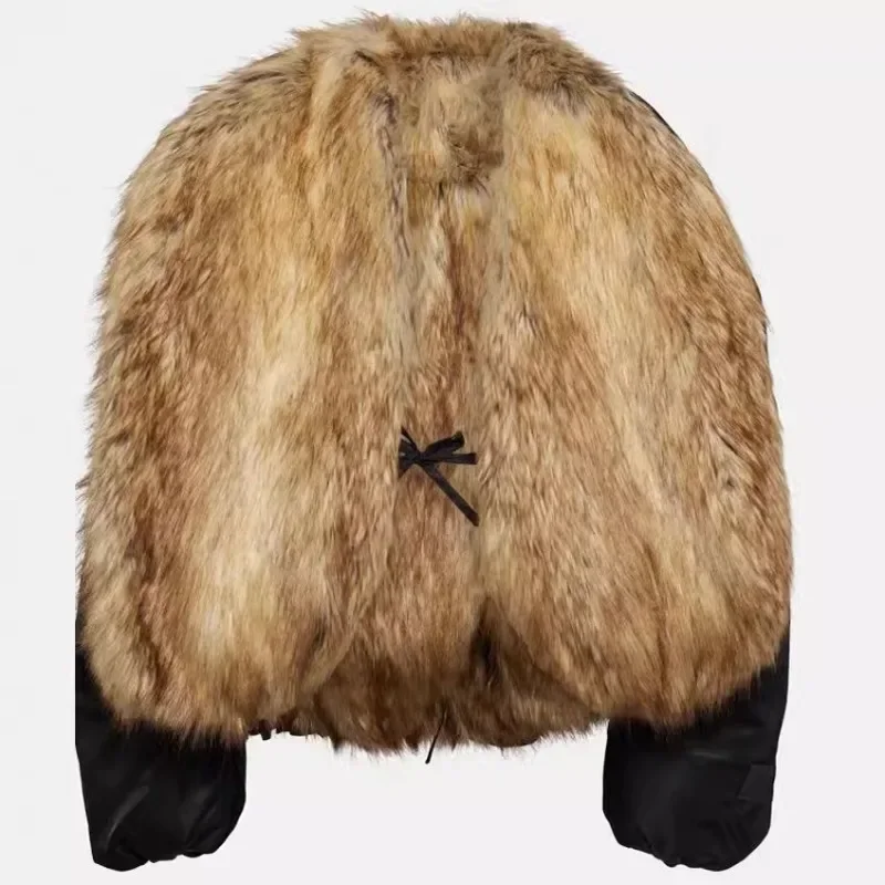 秋冬ヴィンテージファッション暖かいパファージャケット女性黒ルーズ肥厚長袖綿入りコート女性服