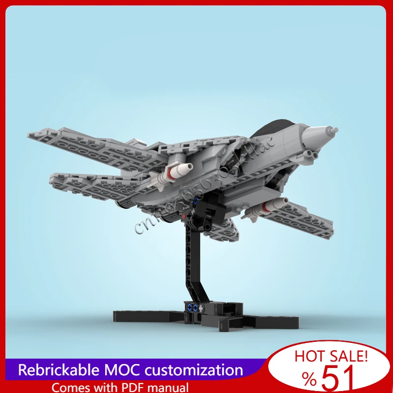 350 Teile MOC Berühmter Film F14 Tomcat Militärkampfmodell Zusammengebaut Pädagogisch Kreativ Für Kinder Spielzeug Überraschung Weihnachtsgeschenk