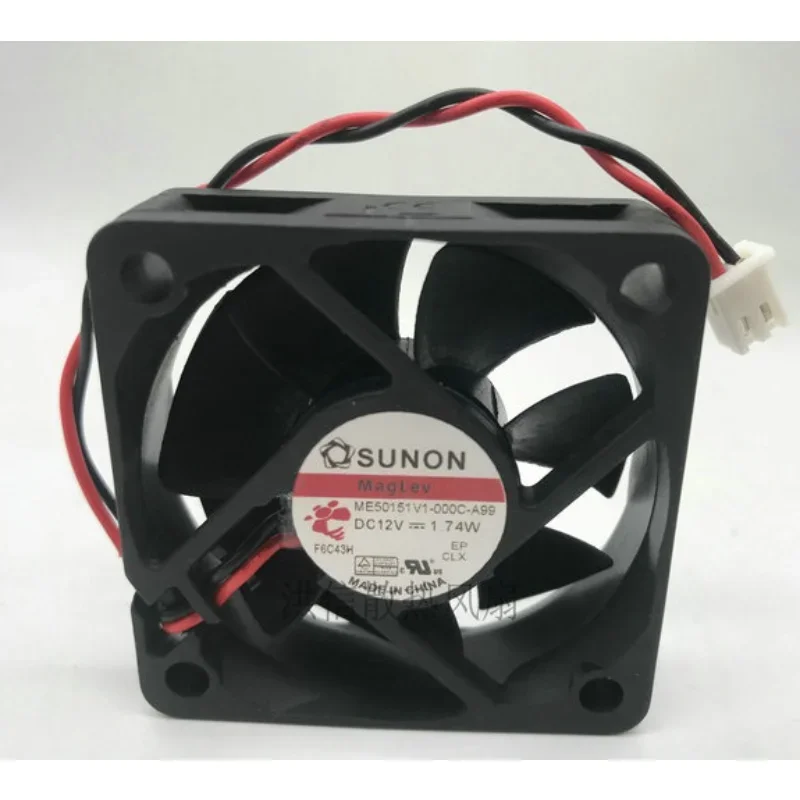 New CPU Fan for SUNON ME50151V1-000C-A99 12V 1.74W Cooling Fan 5015 50x50x15mm