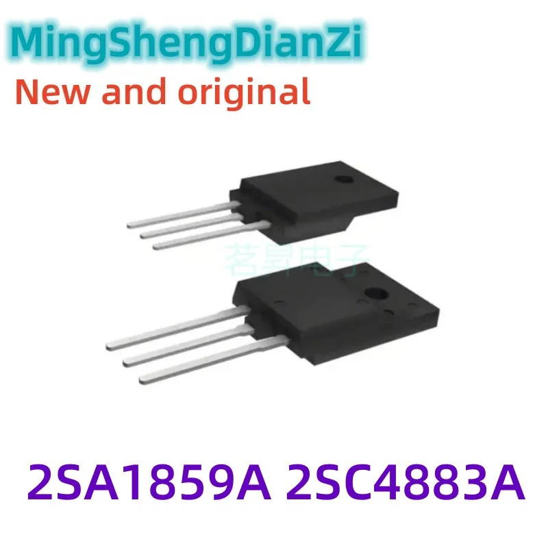 1pair/2PCS New 2SA1859A 2SC4883A TO-220F Audio Triode A1859A C4883A