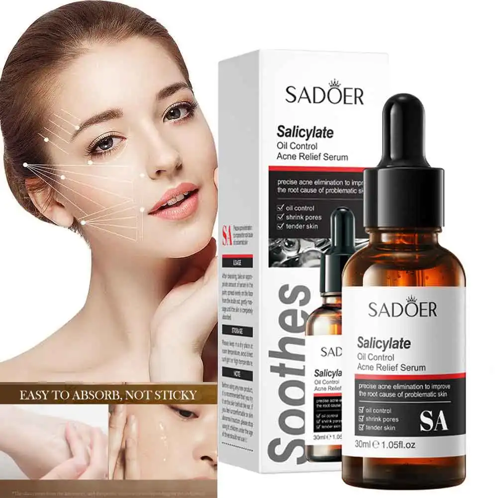 Eliminación de poros grandes, suero reductor de poros, reafirmante Facial, reparación de poros faciales, minimiza el suero hidratante para el cuidado de la piel